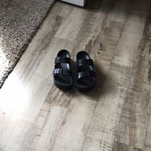 Lane Bryant Black Strappy Sandals